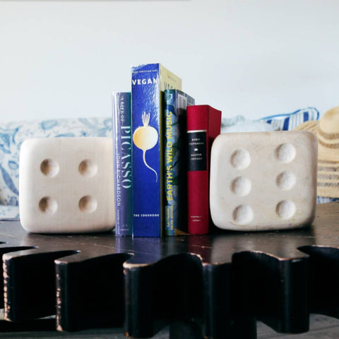 Wooden Decorative Dice - Set of 2