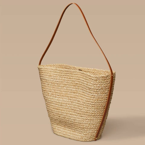 Imwe Braided Raffia Tote