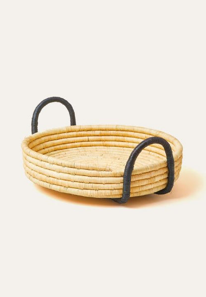 Discover Exquisite African Crafts - Shop Our Raffia Tray Collection!