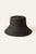 Raffia Bucket Hat Black