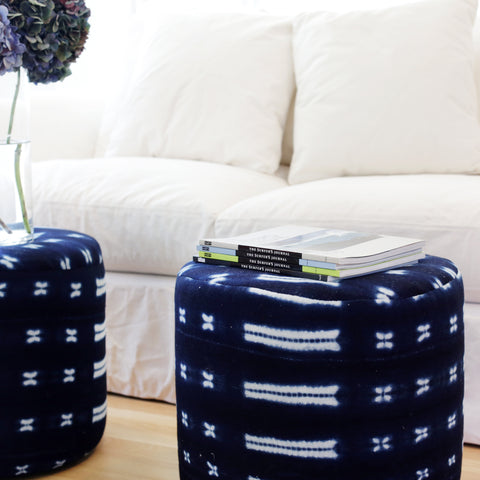 Introducing Mudcloth Poufs!