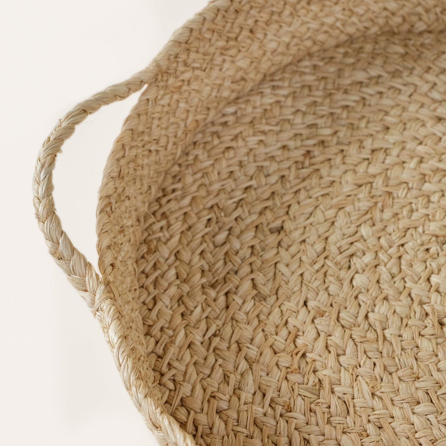 Braided Raffia Tray - Indego Africa