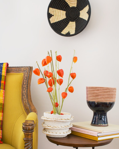 Beaded Cowrie Bowl