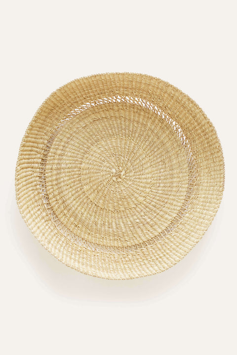 Bolga Large Round Tray