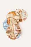 Mixed Abstract Form Set of 4 Coasters