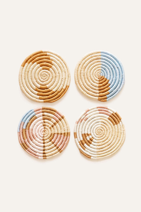 Mixed Abstract Form Set of 4 Coasters