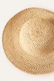 Open Braided Raffia Sun Hat