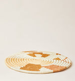 Abstract Form Platter in White Indego Africa