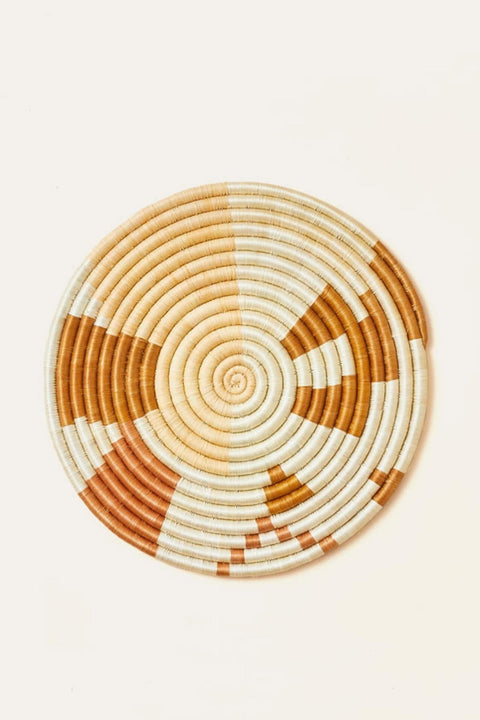 Abstract Form Platter in White Indego Africa