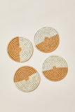 Akeza Coasters in White - Set of 4 Indego Africa