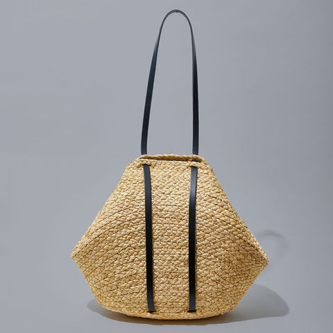 Keza Braided Raffia Carryall