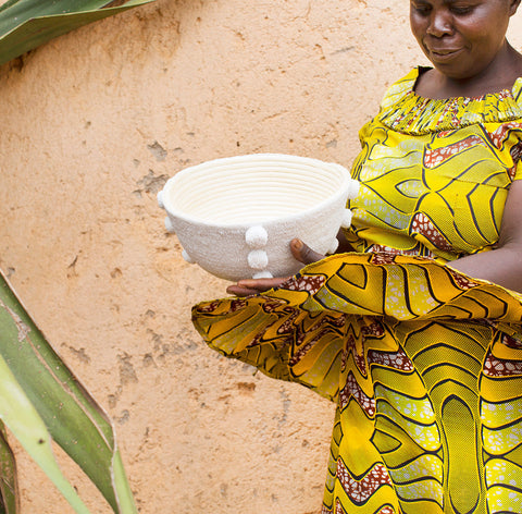 Beaded Bowl Indego Africa