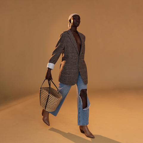 Dotti Checkered Shoulder Bag