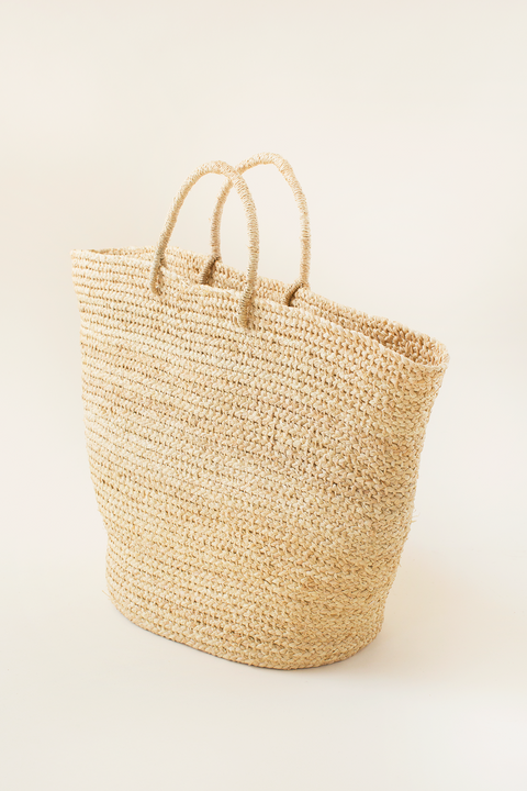 Braided Raffia Bag