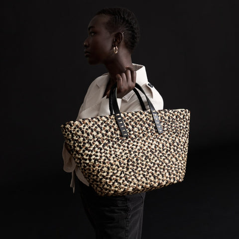 Claudine Signature Speckled Tote