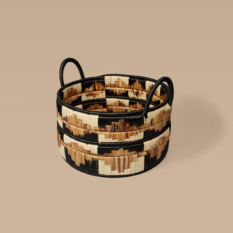 Kire Floor Basket in Black