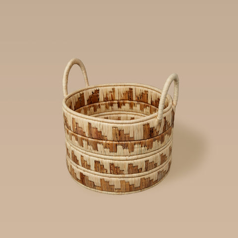 Kire Floor Basket in Natural