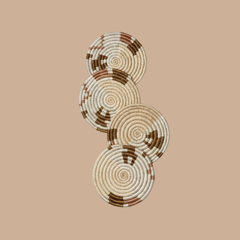 Mixed Abstract Form Set of 4 Coasters - Thumbnail 5