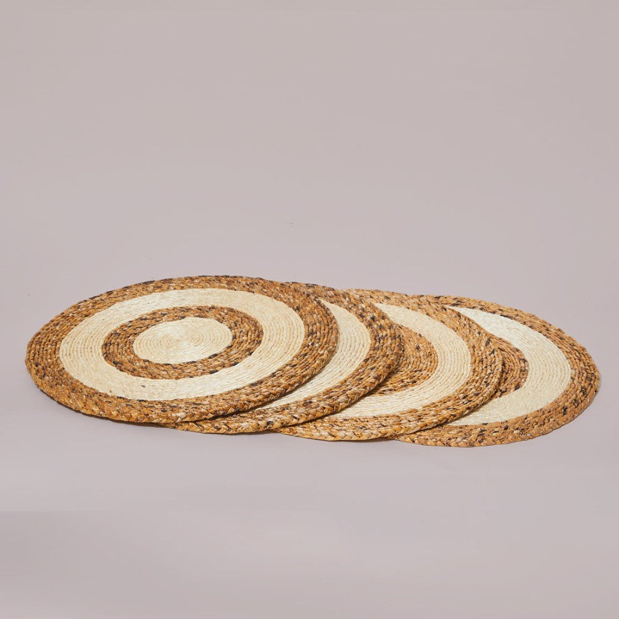 Natural Banana Leaf and Sisal Placemat - Thumbnail 2