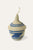 Peace Basket Ornament in Blue