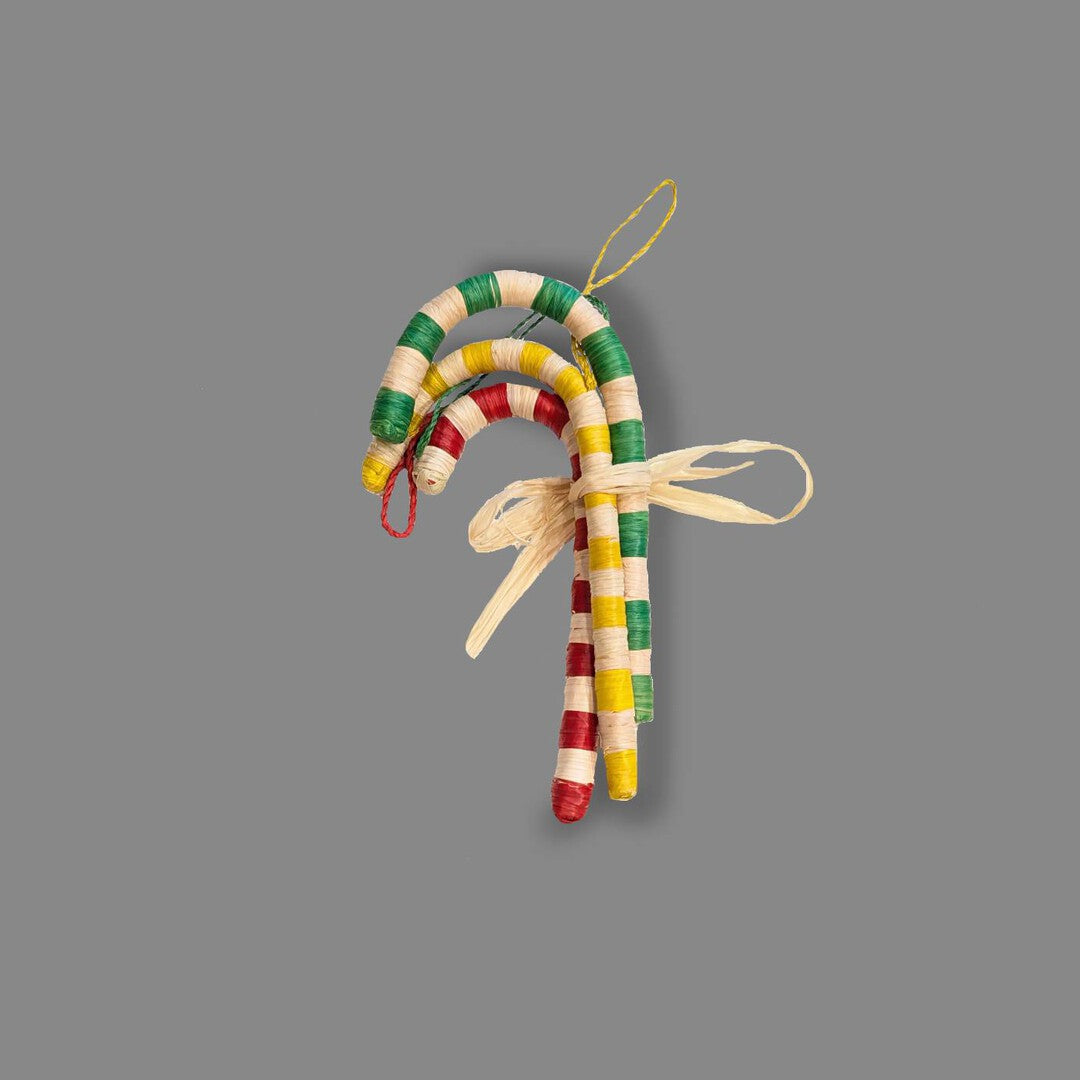 Candy Cane Ornaments - Set of 3 - Thumbnail 2