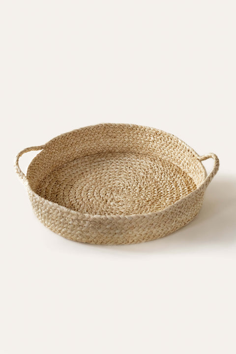 Braided Raffia Tray