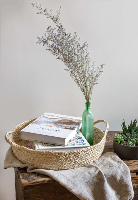 Braided Raffia Tray