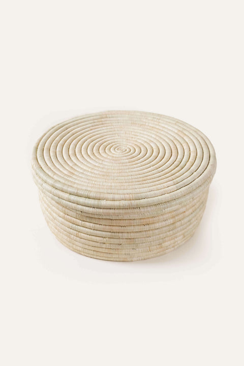 Round Lidded Basket