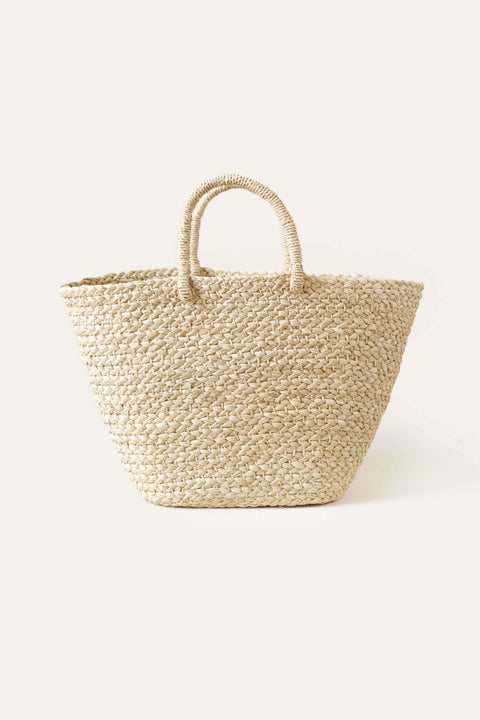 Braided Raffia Day Bag Natural