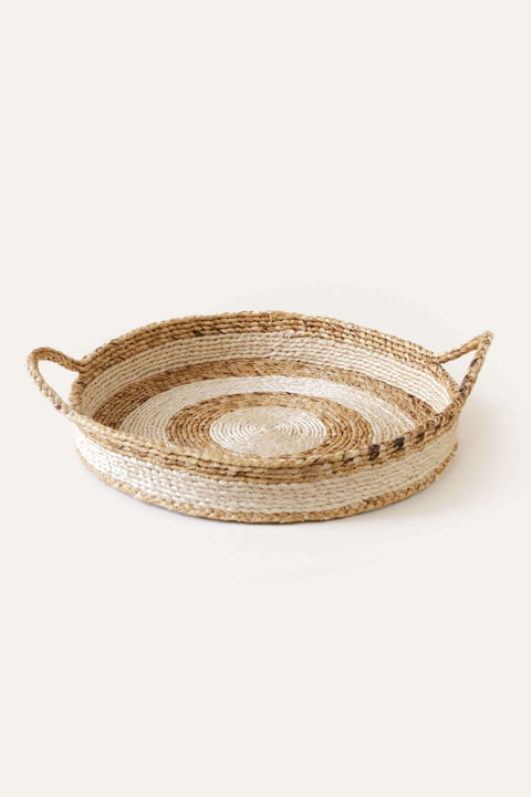 Natural Banana Leaf and Sisal Tray