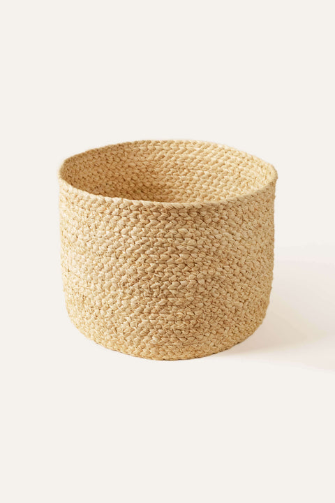 Braided Raffia Planter